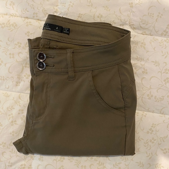 Prana Halle Straight Pant in Slate Green (4 Tall) - Picture 3 of 10